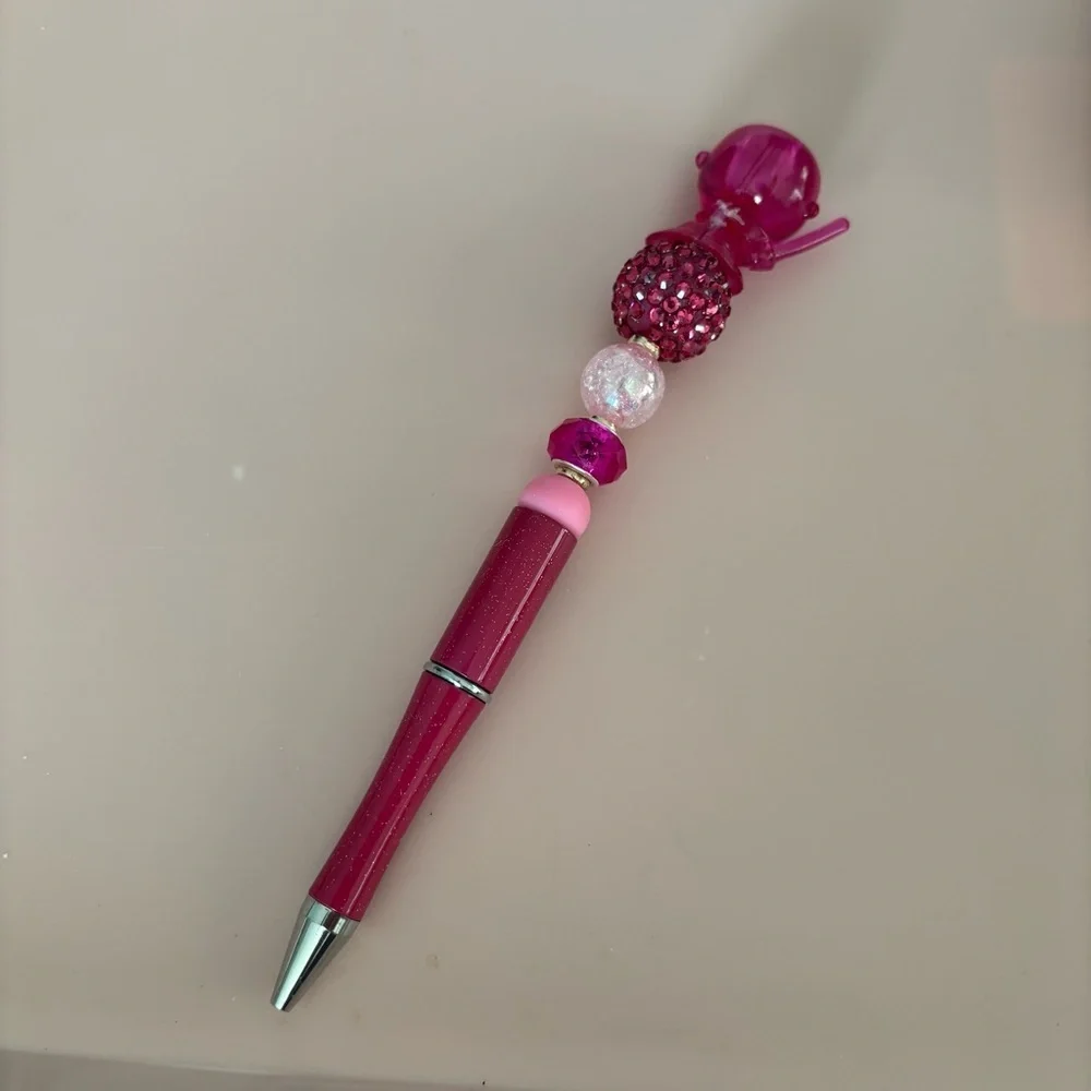 Disney Doorables: Star War: Pink Mace Windu handmade beaded pen